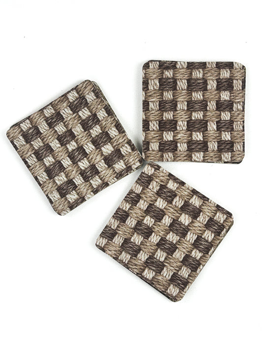 Pack of 6 Square Coasters Multi-design