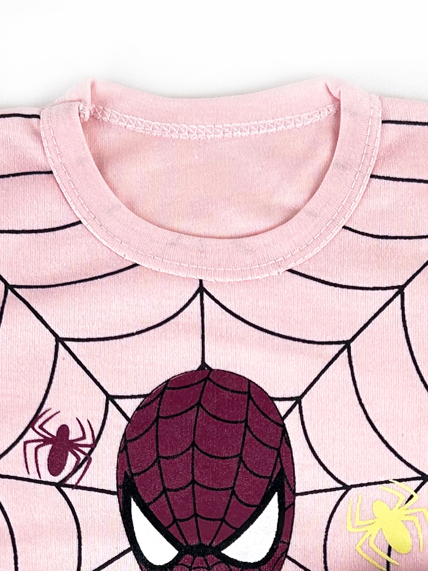 3Mth - 9Mth  Spider Boy Pink Baba Suit For Newborn PG NBS474