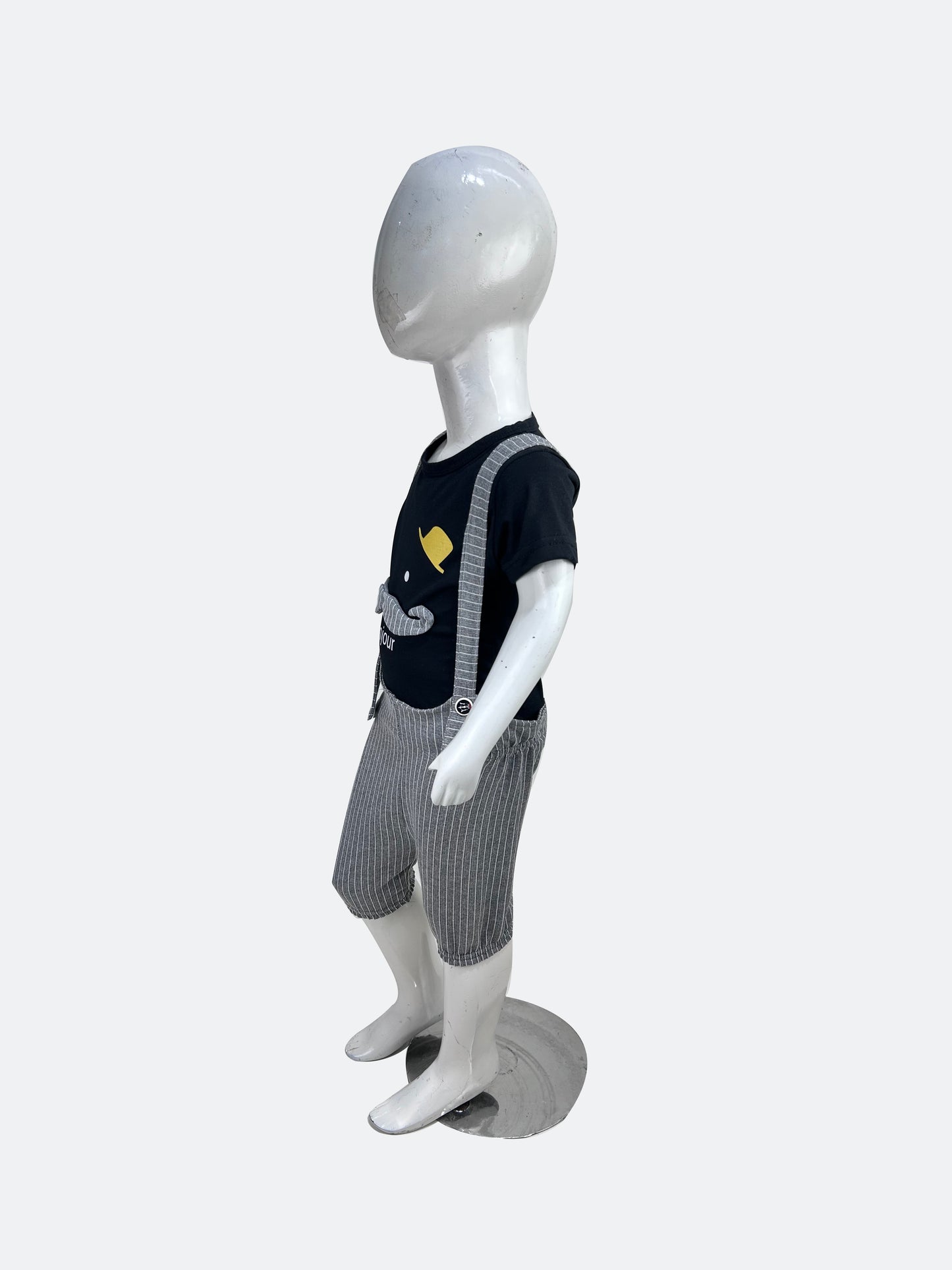 2Yrs - 4Yrs Banjour Romper Black For Boys SK BTS113
