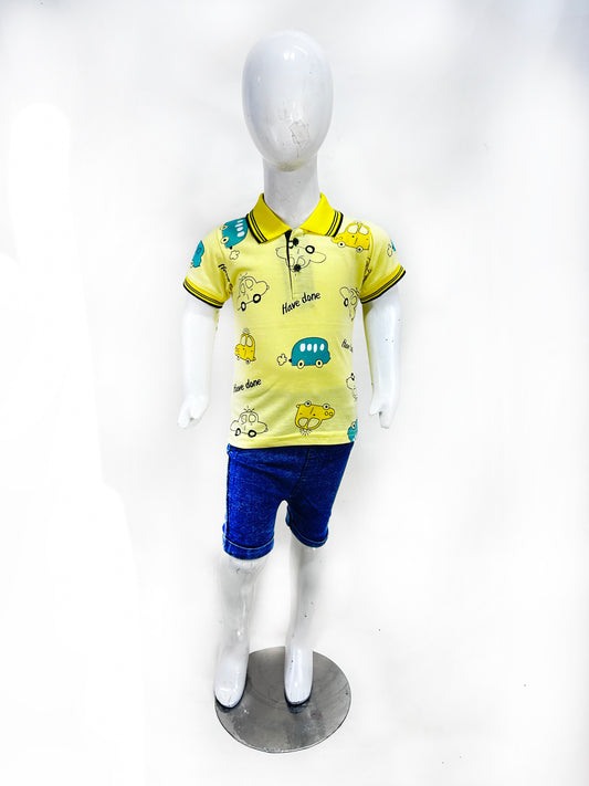 2Yrs - 4Yrs Have Done Yellow Suit For Boys SF BTS109