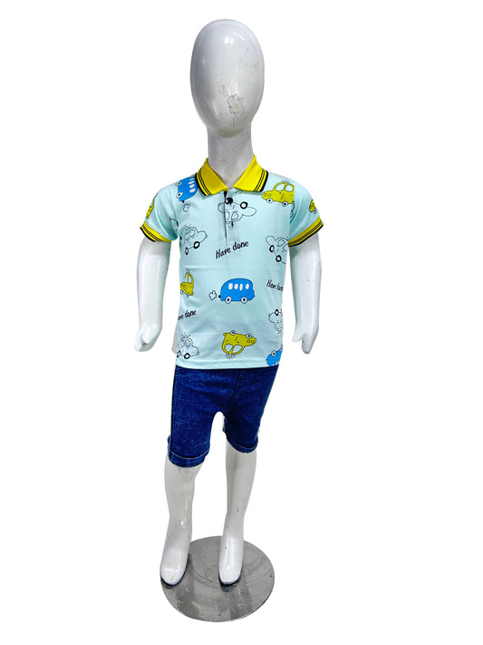 2Yrs - 4Yrs Have Done Light Blue Suit For Boys SF BTS110