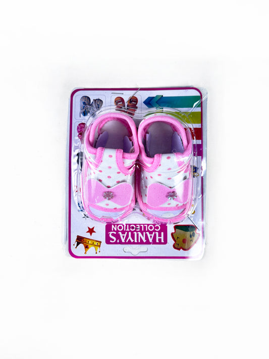 Baby Girl Crochet Sandal Pink HG NBYB18