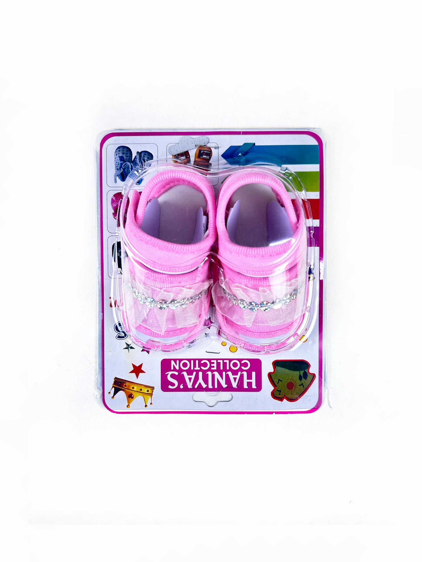 Baby Girl Crochet Sandal Pink HG NBYB21