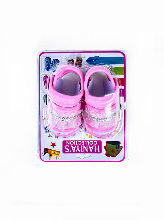Baby Girl Crochet Sandal Pink HG NBYB21