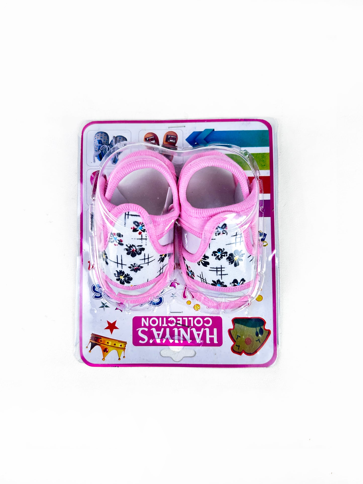 Baby Girl Crochet Sandal Pink HG NBYB24