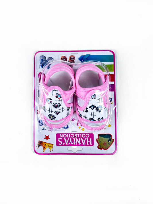 Baby Girl Crochet Sandal Pink HG NBYB24