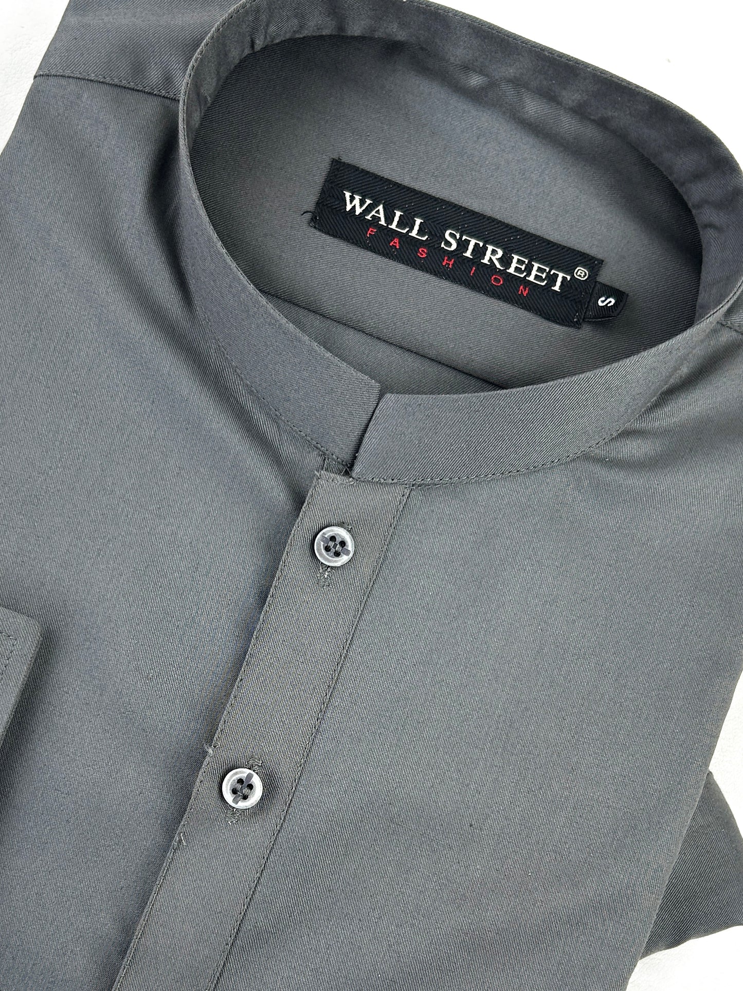 769- 03 Dark Grey Stitched Suit Kameez Shalwar For Men MSK216