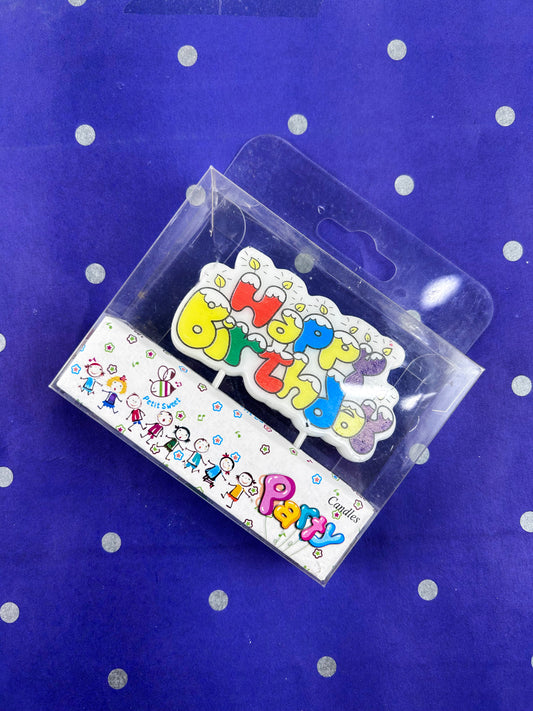 Pack Of 10 Happy Birthday Party Candal Set BP81