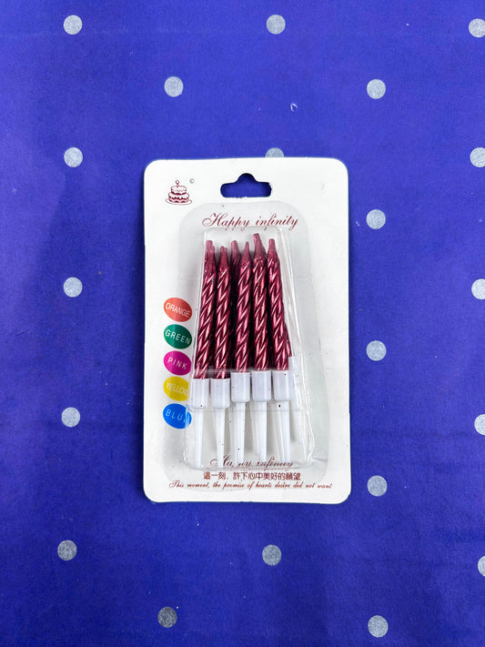 Pack Of 10 Happy Birthday Party Candal Set BP83