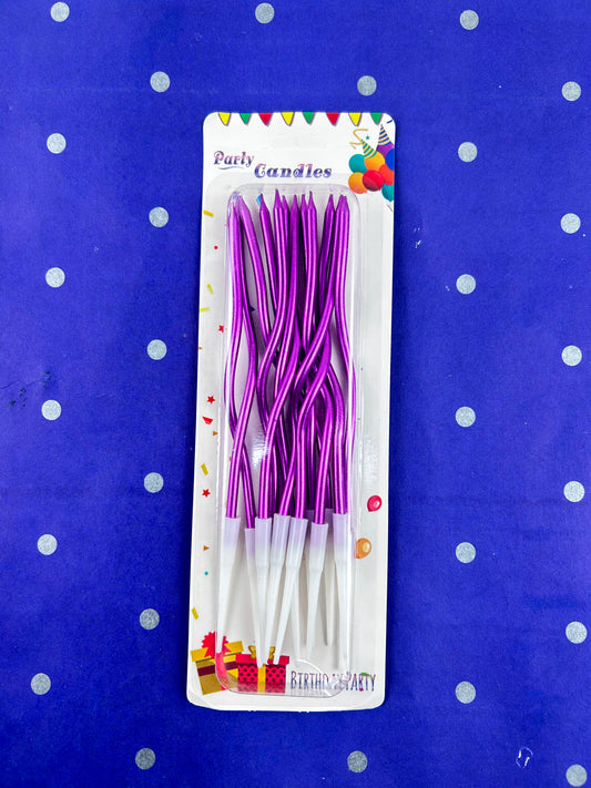 Pack Of 10 Happy Birthday Party Candal Set BP84