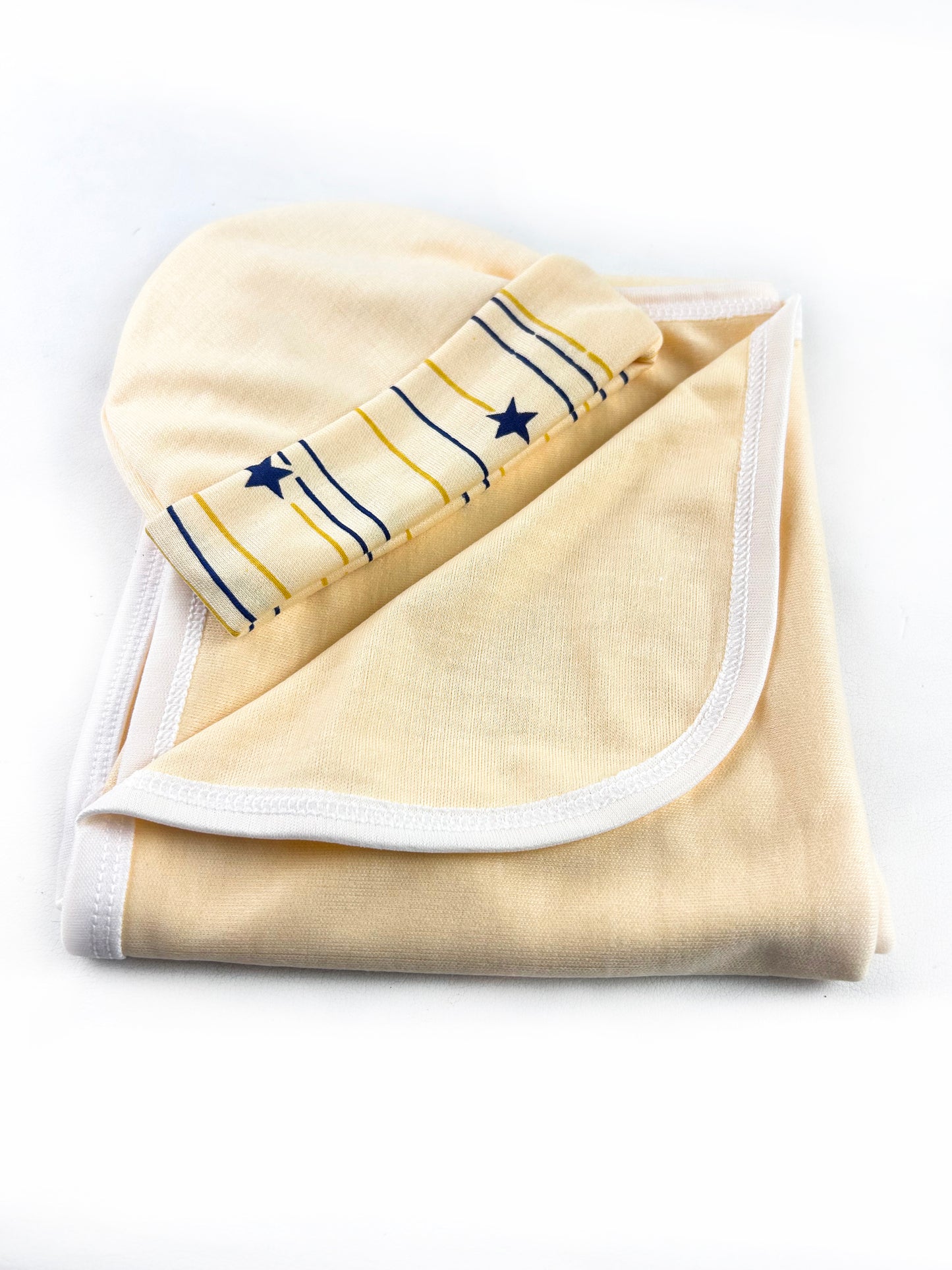 Star Yellow Wrapping Sheet For Newborn NWS44