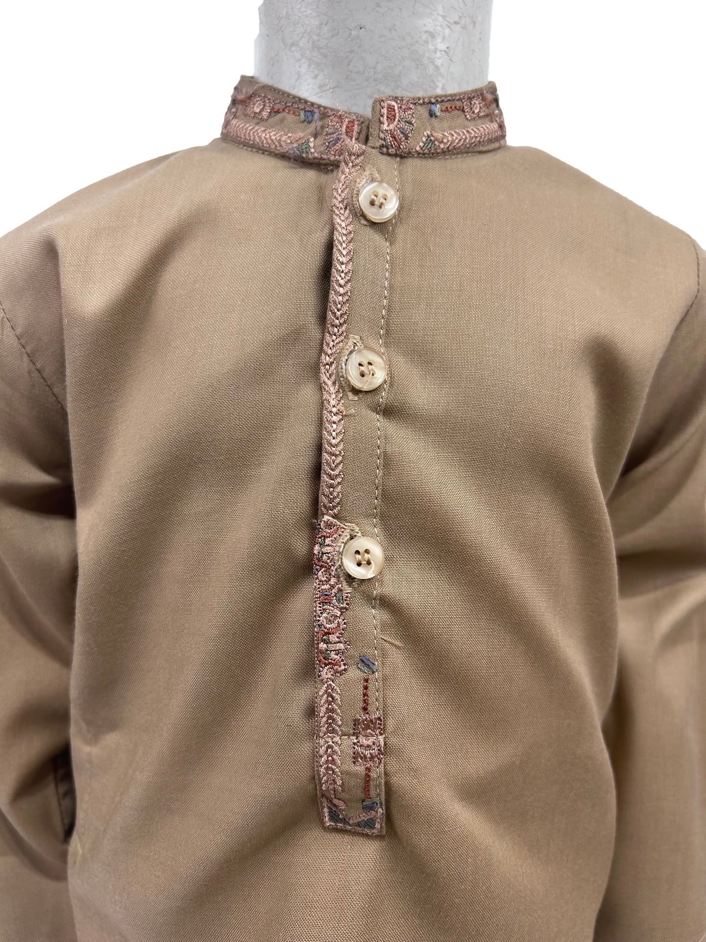 2Yrs - 14Yrs AB Light Brown Boys Kameez Shalwar BKS137