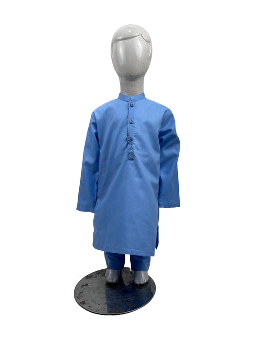 2Yrs - 14Yrs AB Sky Blue Boys Kameez Shalwar BKS139