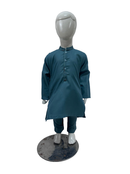 2Yrs - 14Yrs AB Sea Green Boys Kameez Shalwar BKS142