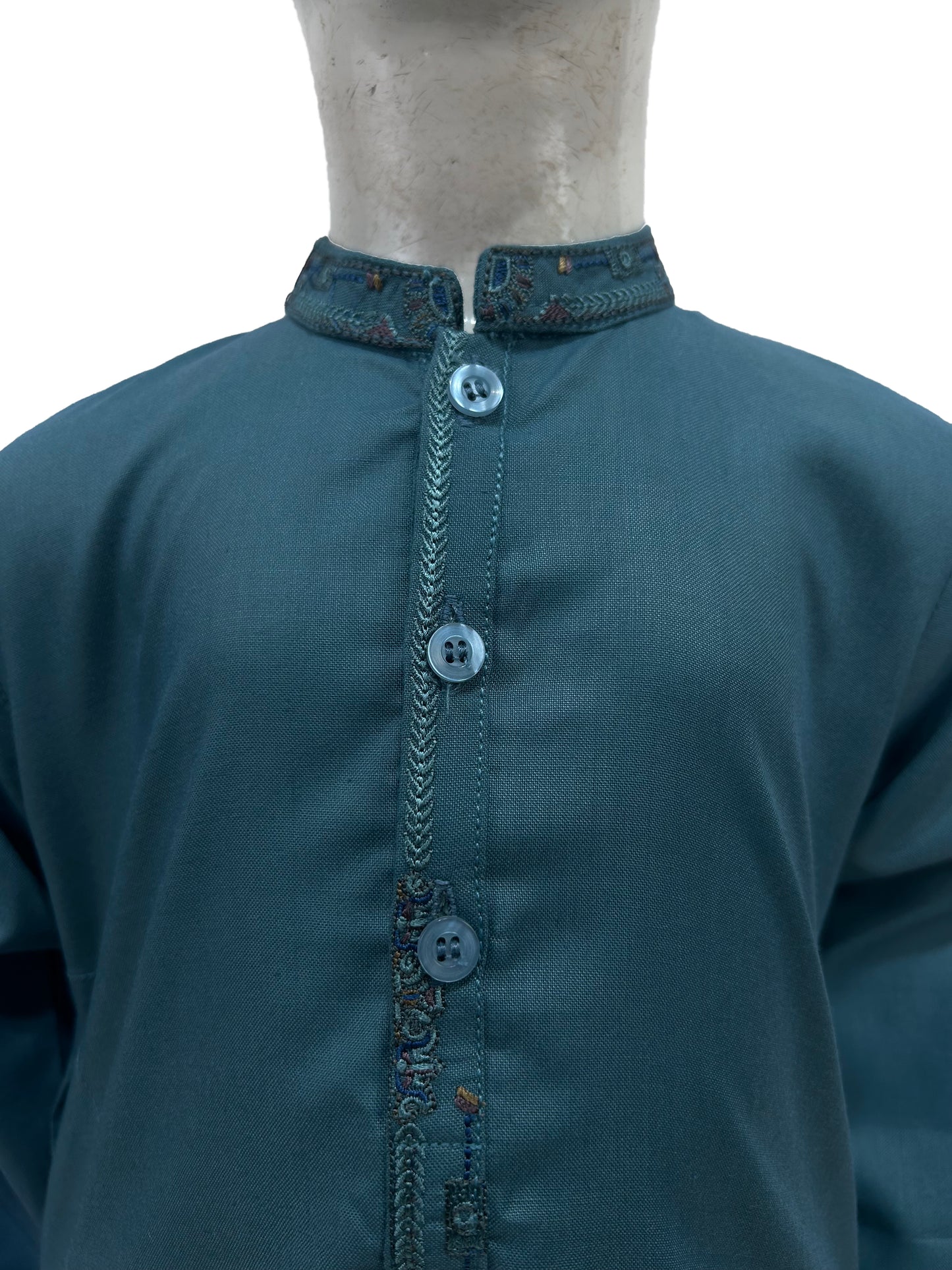 2Yrs - 14Yrs AB Sea Green Boys Kameez Shalwar BKS142