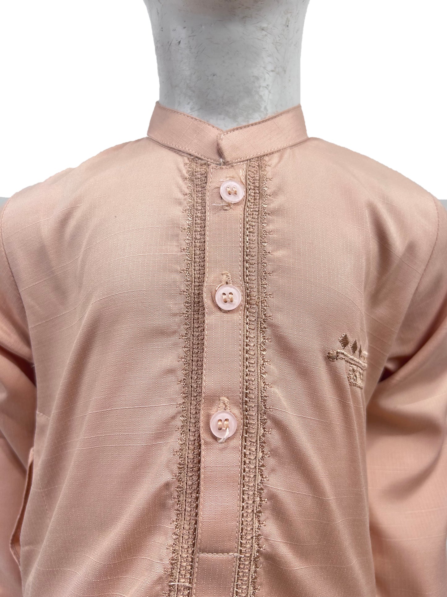 2Yrs - 14Yrs AB Peach Boys Kameez Shalwar BKS144