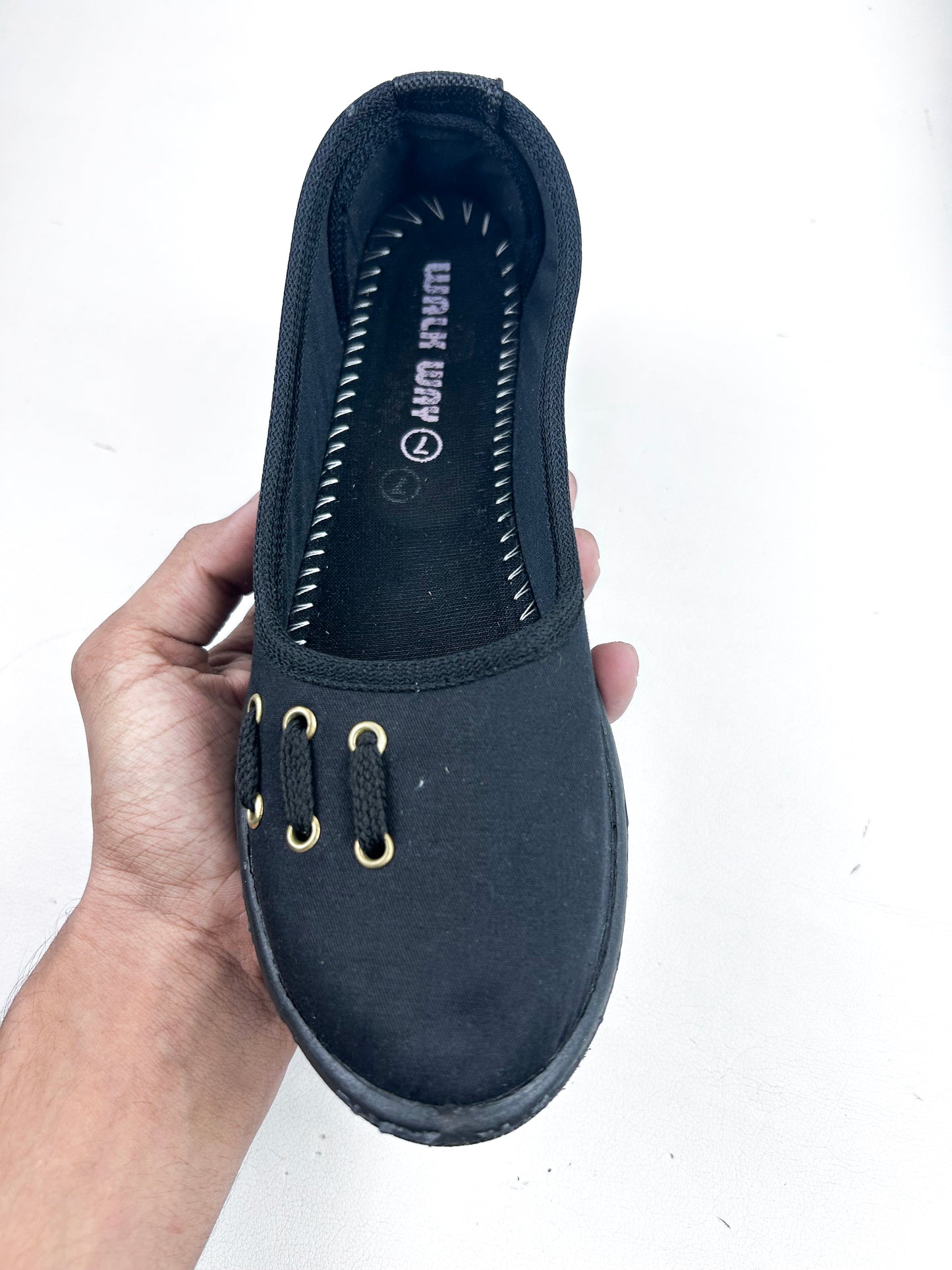 Black Casual Pumps For Women WP04