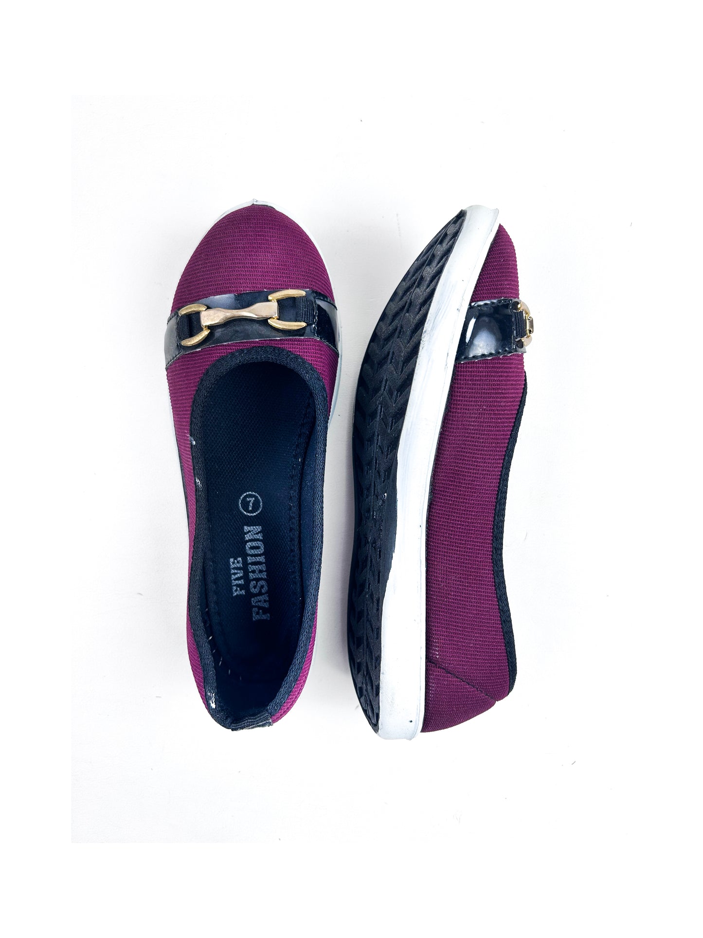 Maroon Casual Pumps For Women WP06