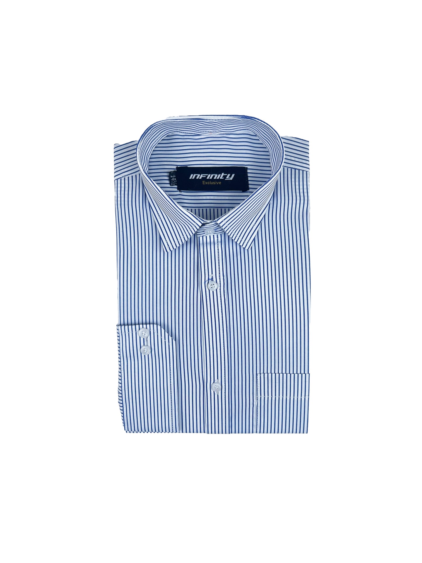 D Blue Line Formal Dress Shirt For Men's MFS283