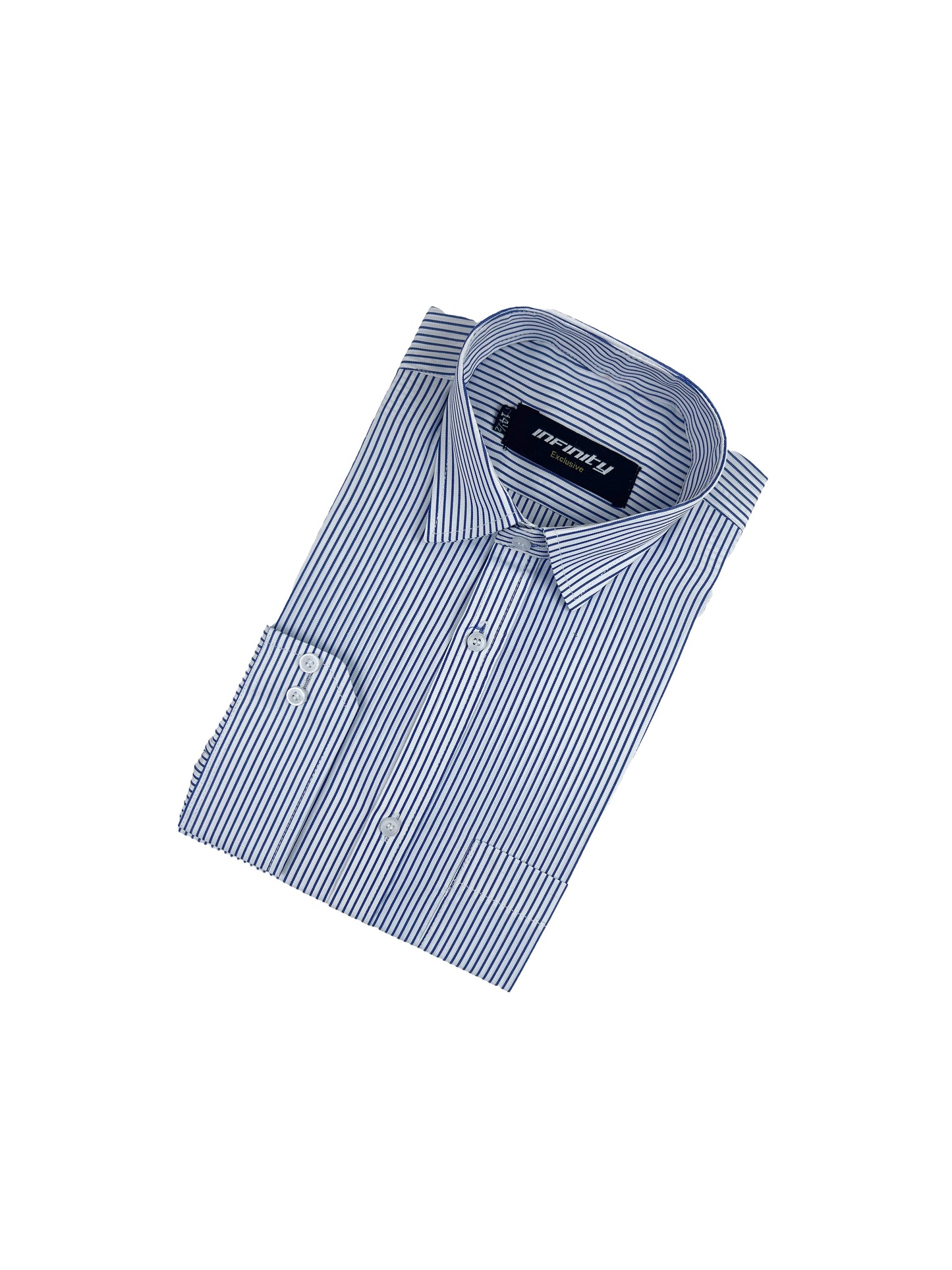 D Blue Line Formal Dress Shirt For Men's MFS283