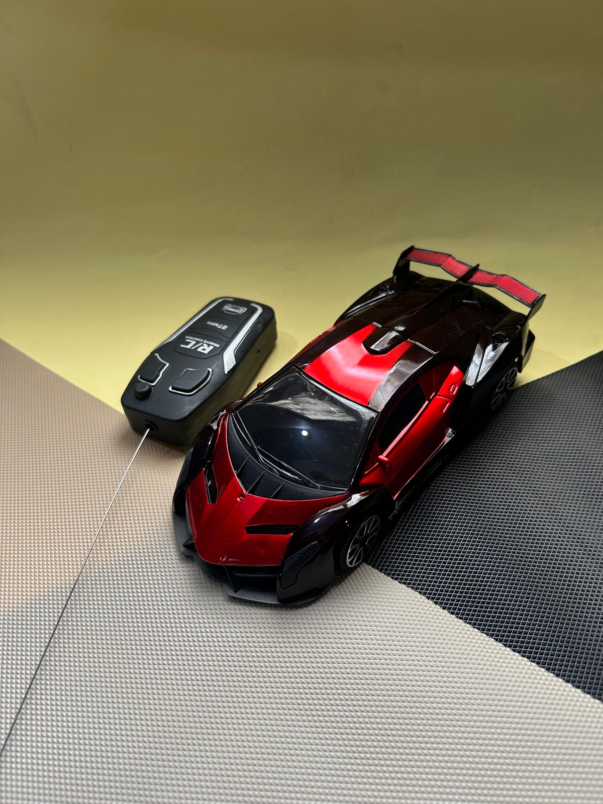 Red Rechargeable / Cell Operated High-Speed RC Car for Kids KTY210