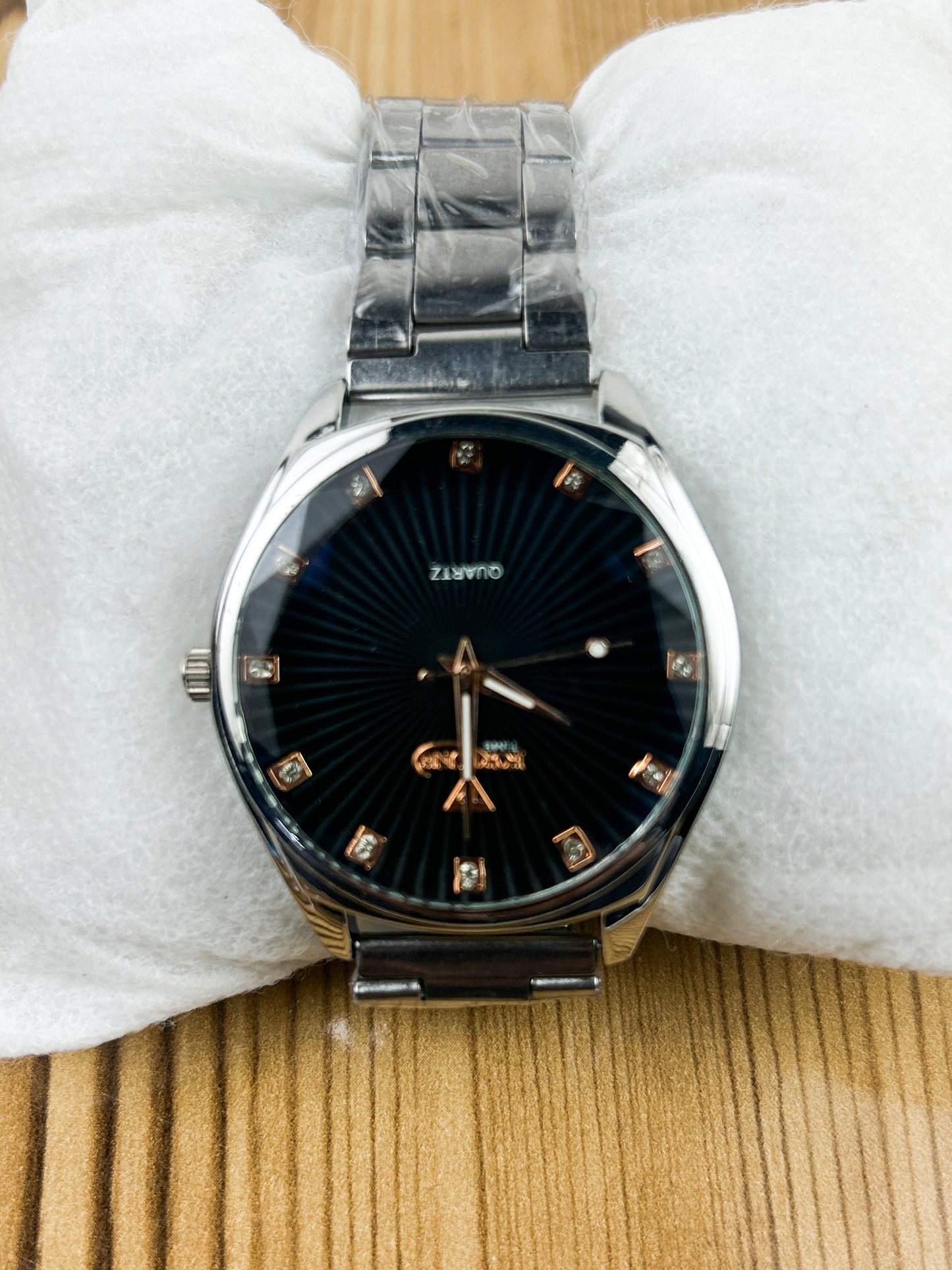 Silver Stainless Steel Watch For Men MW133