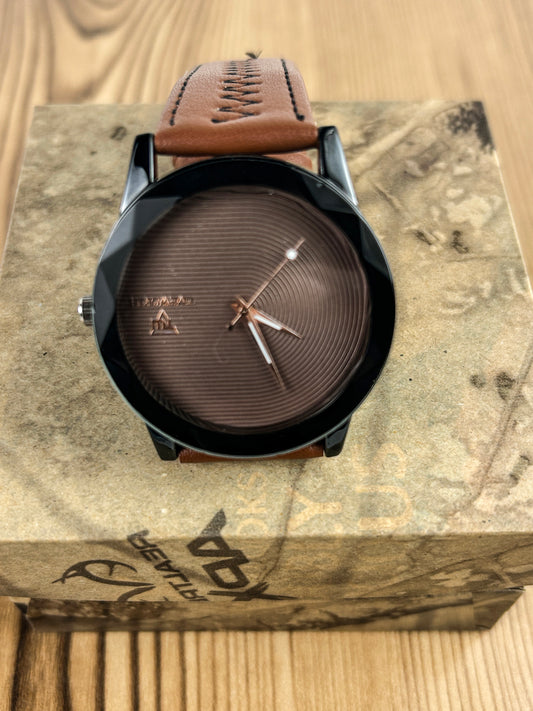 Brown Strap Watch For Men MW140