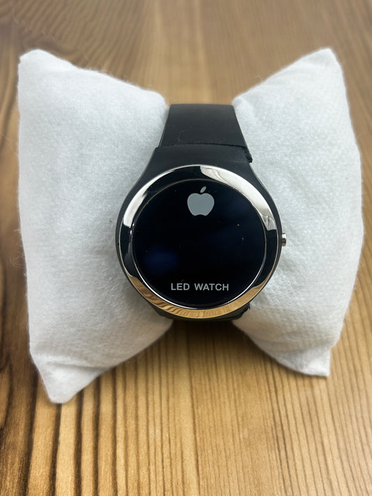 Golden LED Wrist Watch For Mens/Boys MW154