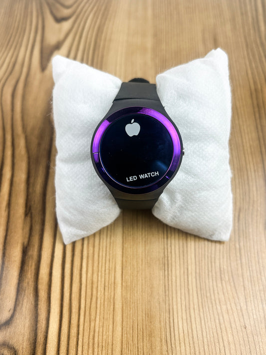 Purple LED Wrist Watch For Mens/Boys MW156