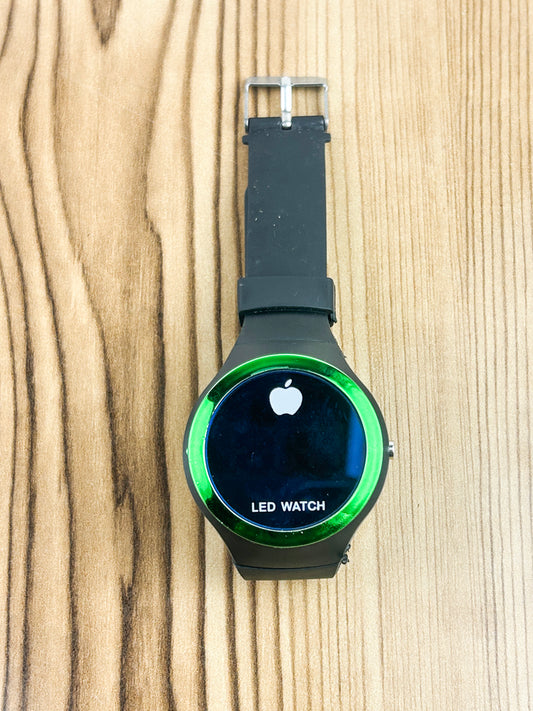 Green LED Wrist Watch For Mens/Boys MW159