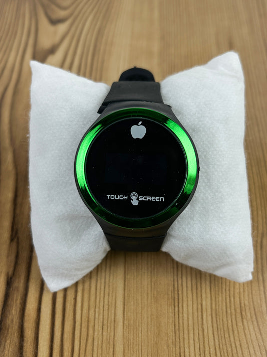 Green LED Touch Wrist Watch For Mens/Boys MW150