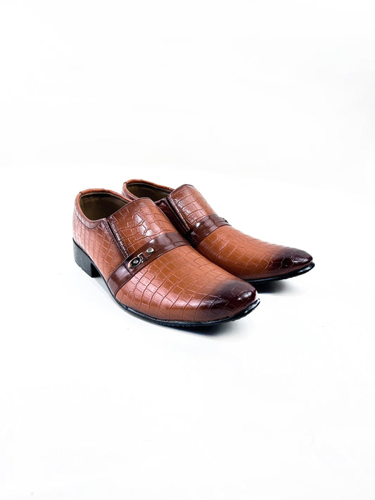 Light Brown Formal Shoes For Men MS112