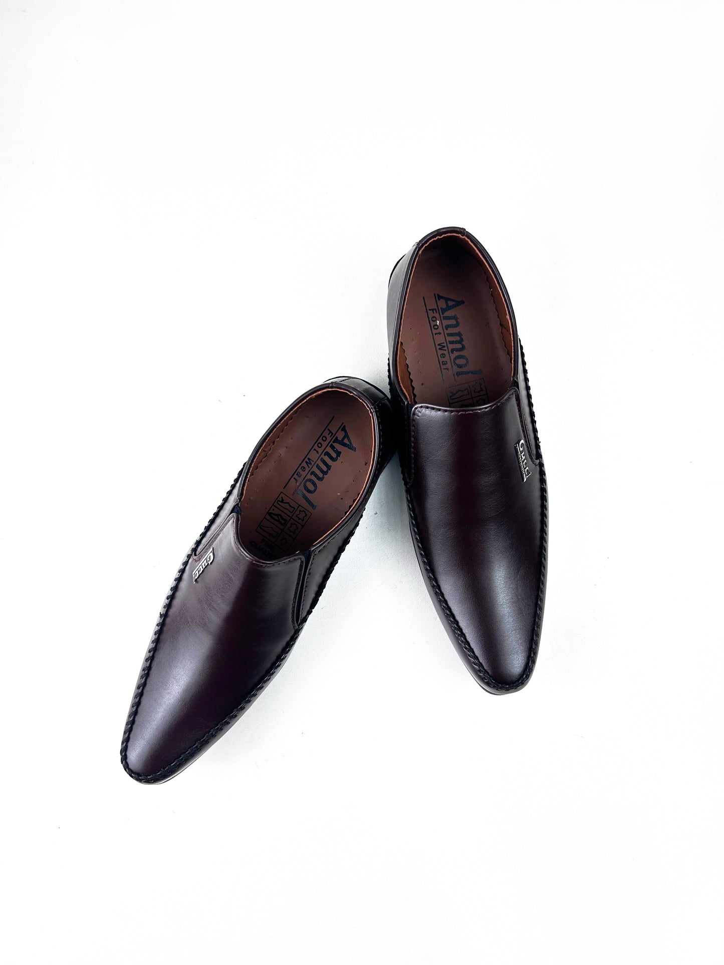 Dark Brown Formal Shoes For Men MS116
