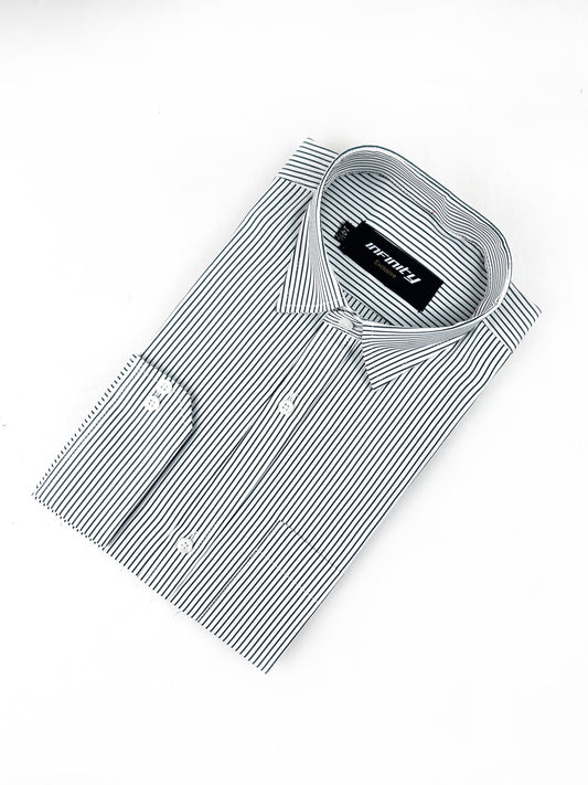 D Green Line Formal Dress Shirt For Men's MFS284