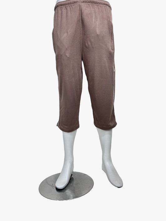Brown Cargo 3-QTR Short for Men AA MS111