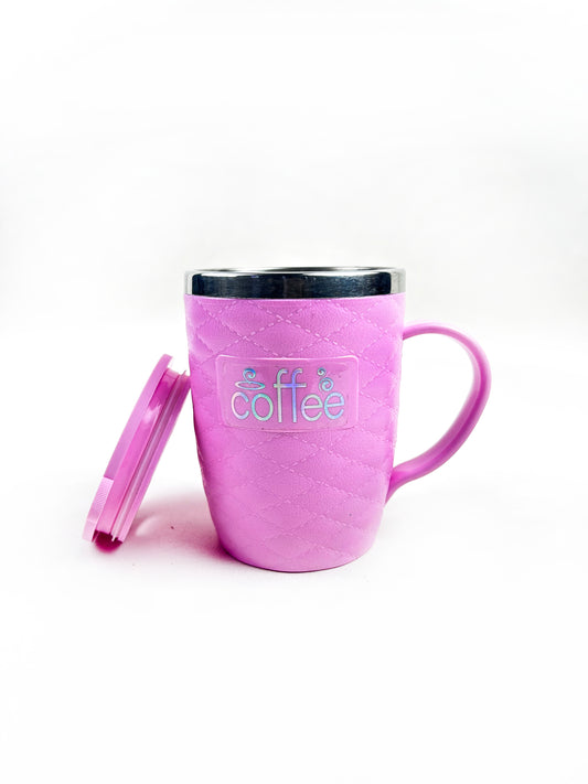 Pink ECO SIP Stainless Steel Coffee Mug - 400ML CM26