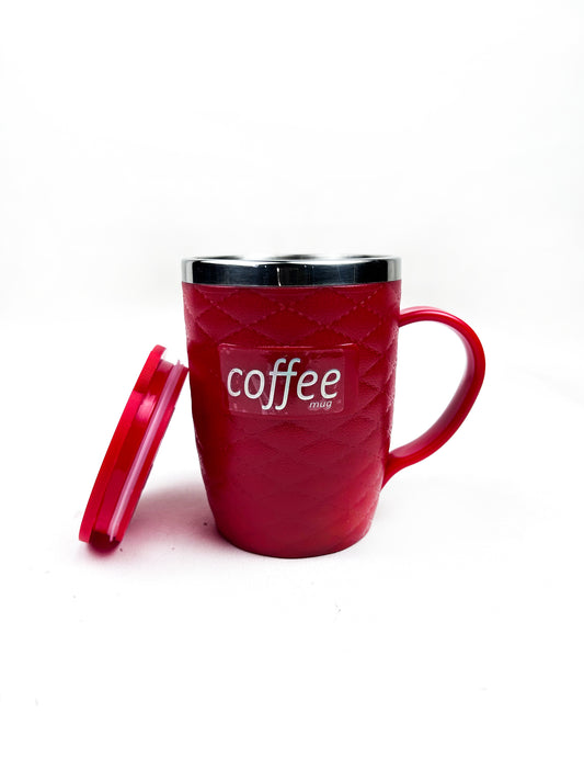 Red ECO SIP Stainless Steel Coffee Mug - 400ML CM27