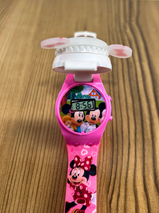 Minnie Mouse Pink Wrist Watch For Girls KWW50
