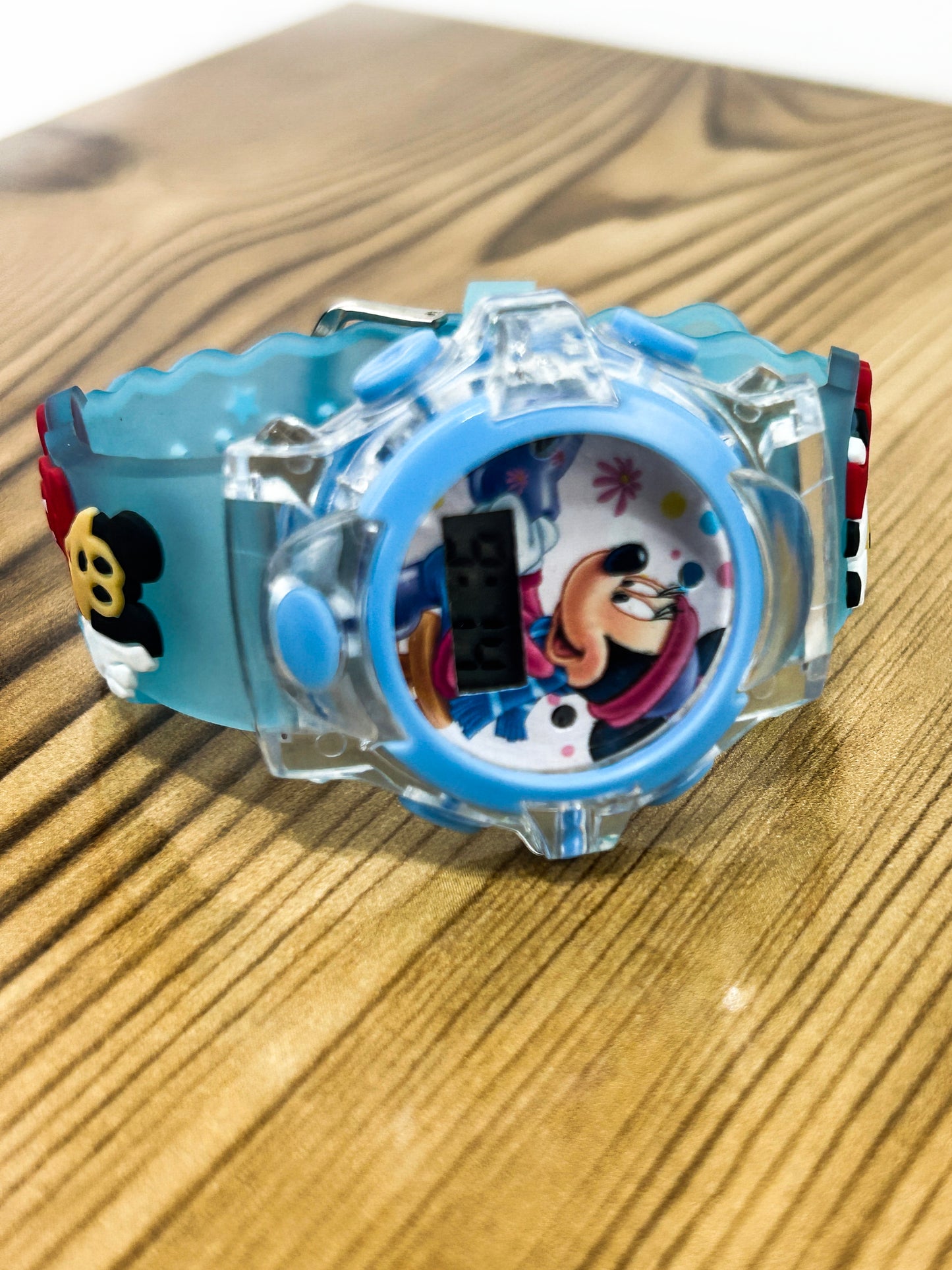 Super Mario Light Blue Wrist Watch For Boys KWW56