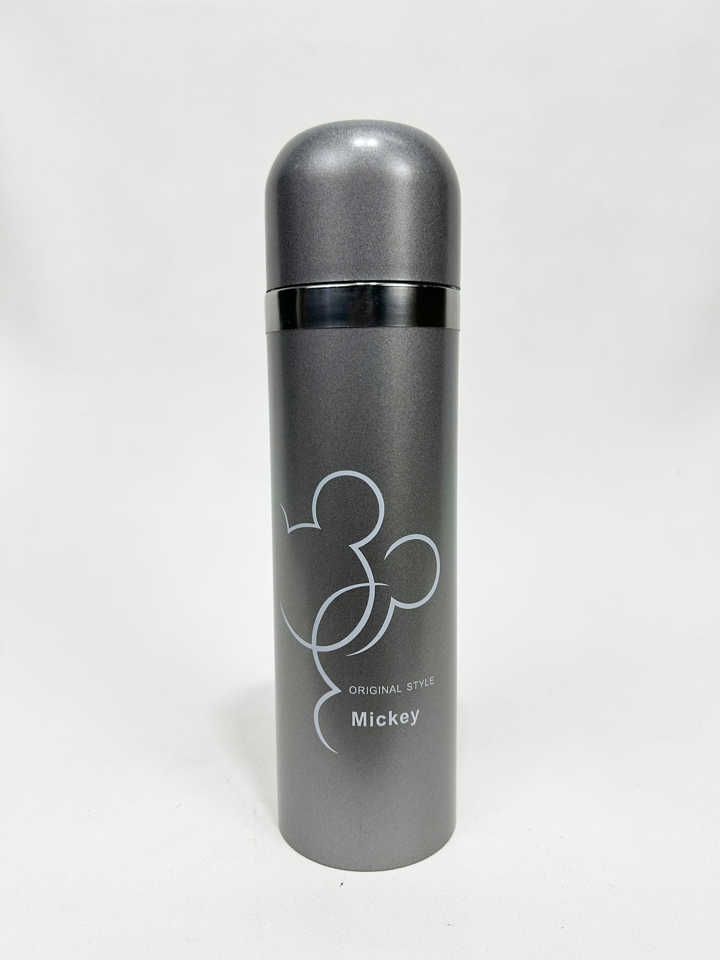 Grey Stainless Steel Vacuum Bottle Micky 500 ML D-59