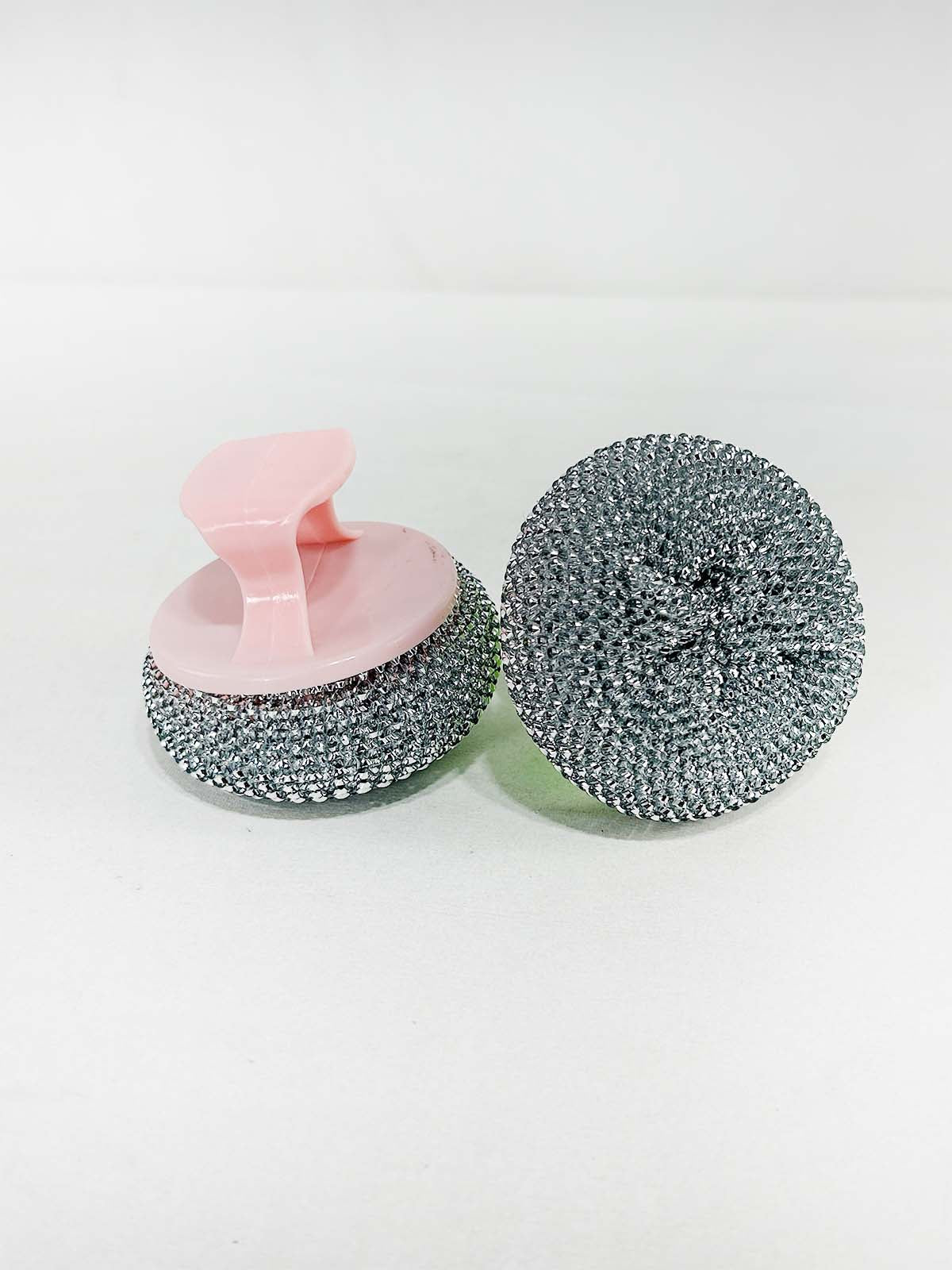 Pack of 2 Dish Scrubber Ball with Plastic D98