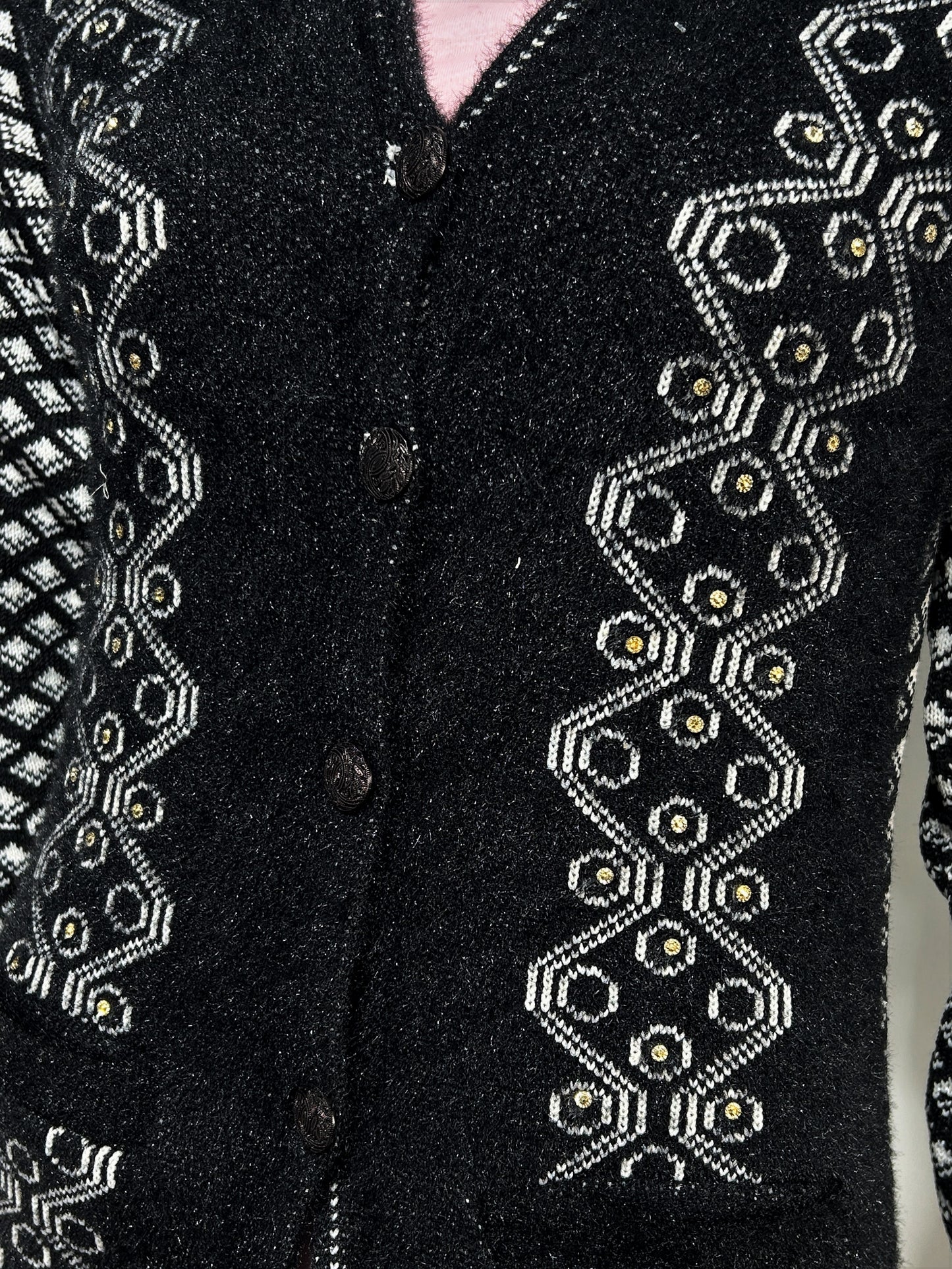 Black Full Sleeves Long Sweater For Women WSW67