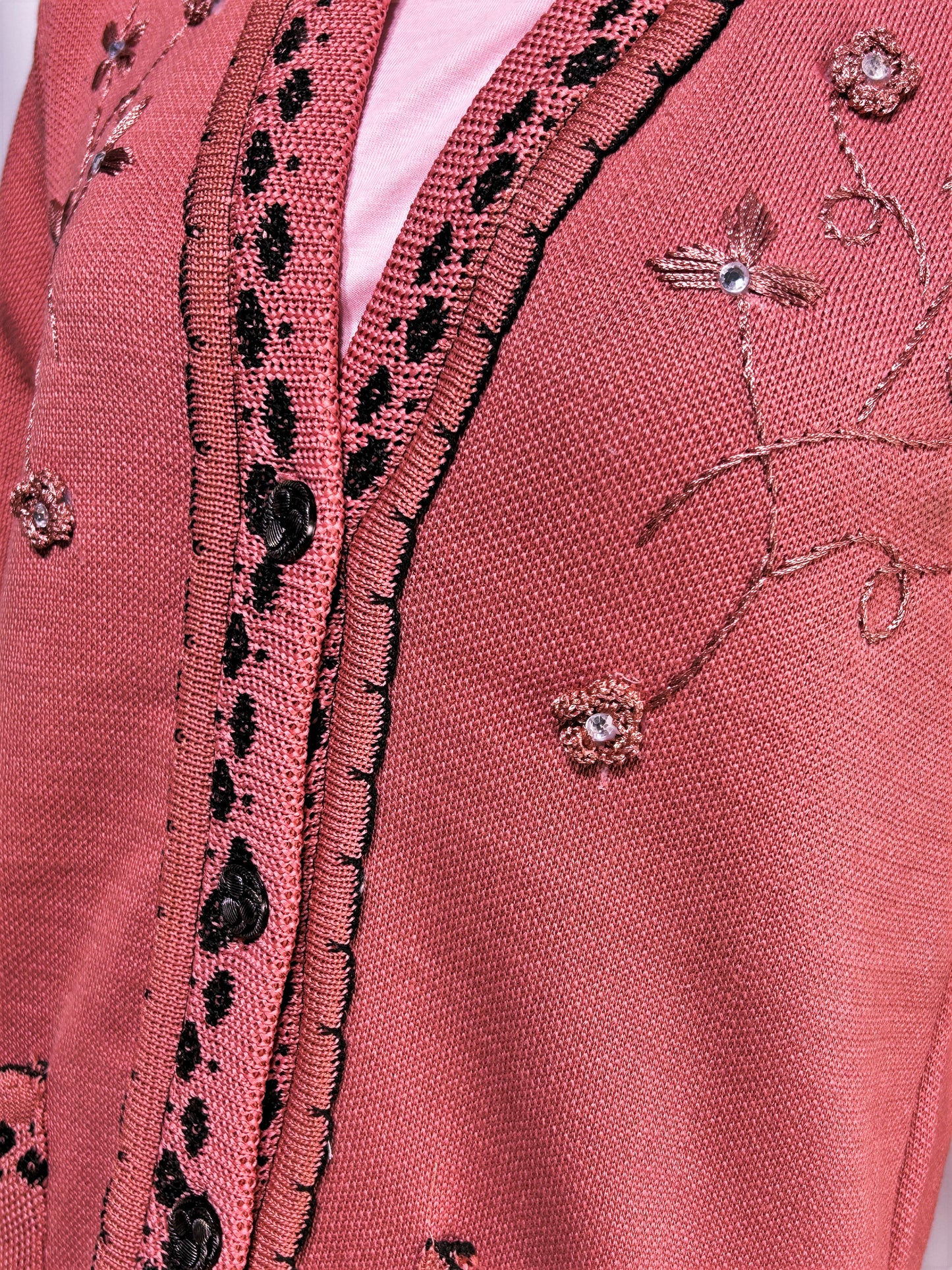 Pink Full Sleeves Long Sweater For Women WSW63