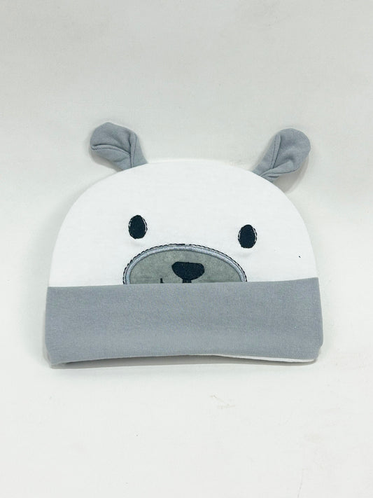 Light Grey Beanie Cap For Newborn NBC05