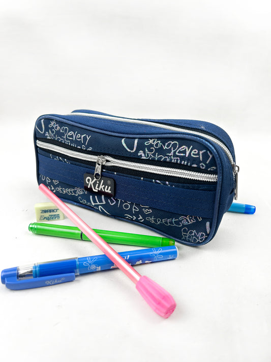 Navy Blue Pencil Box For Kids PB140