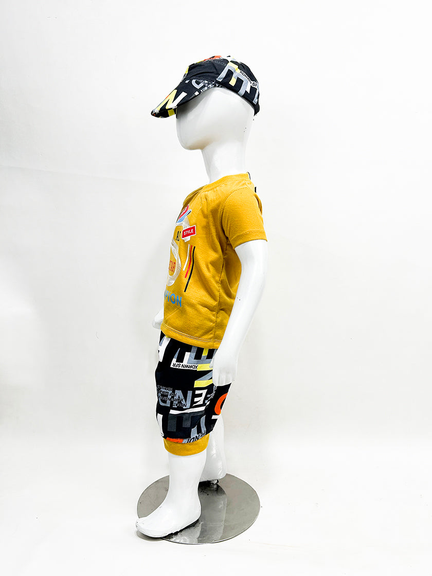 1Yr - 4Yrs Star Yellow Suit For Kids RZ BS350
