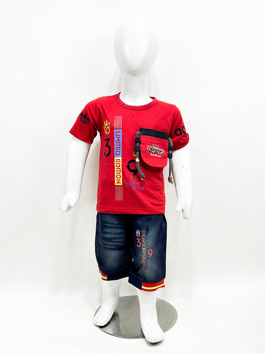 1Yr - 4Yrs Who Red Suit For Kids MZ BS358
