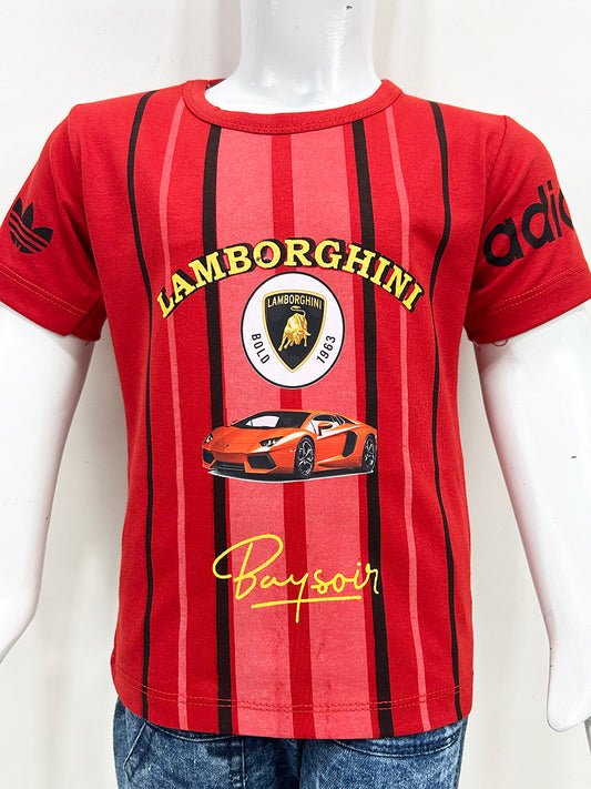 1Yr - 4Yrs Lamborghini Red Suit For Kids MZ BS333