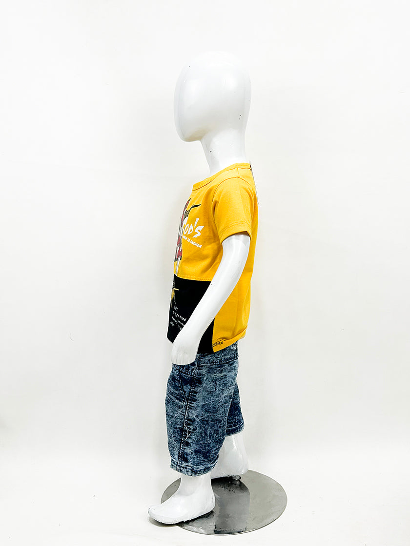 1Yr - 4Yrs Restart Yellow Suit For Kids RZ BS342
