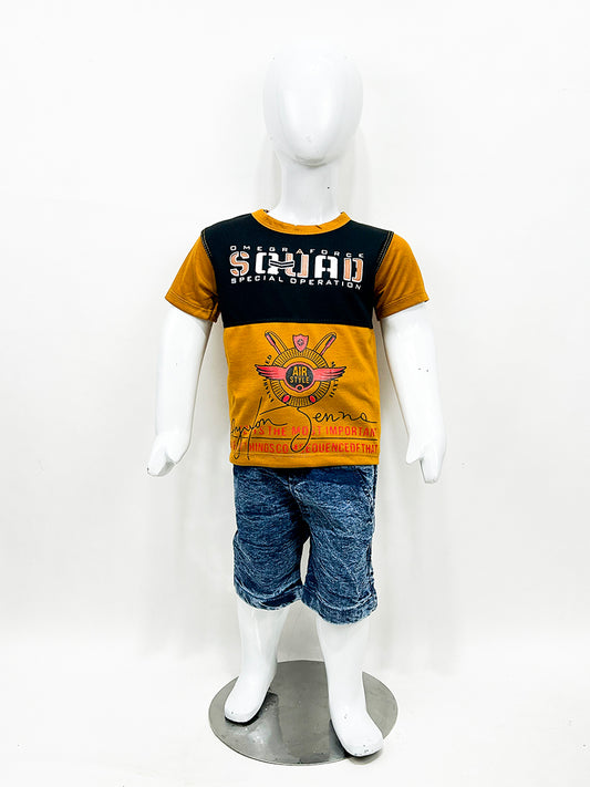 1Yr - 4Yrs Squad Yellow Suit For Kids RZ BS347